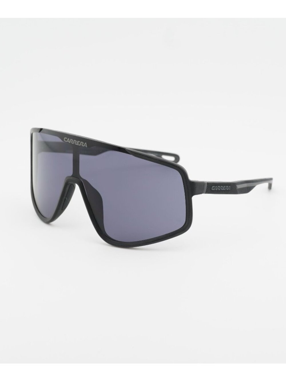 CARRERA 4017/S 0003 IR Sunglasses Black Shield Frame, Grey Lenses
